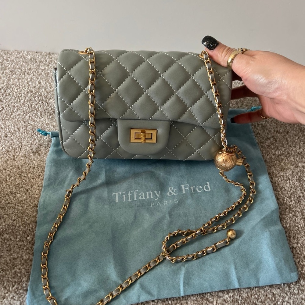Tiffany and Fred small leather bag